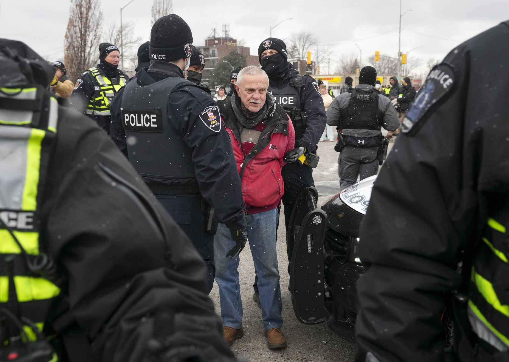 Virus Outbreak Canada Protests